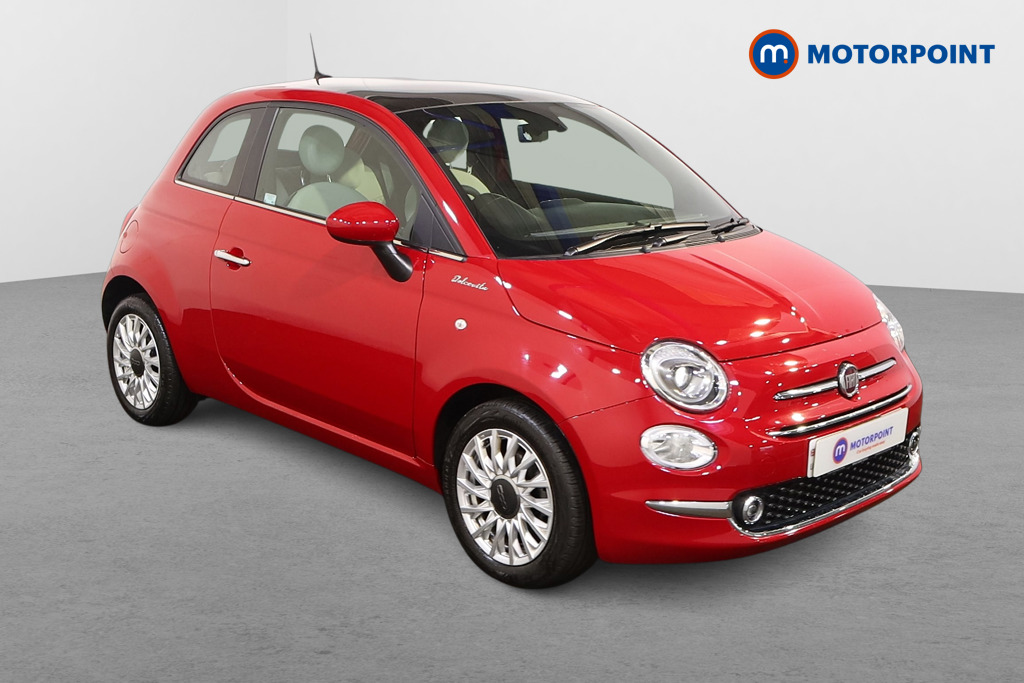 Fiat 500 Dolcevita Manual Petrol-Electric Hybrid Hatchback - Stock Number (1491162) - Drivers side front corner