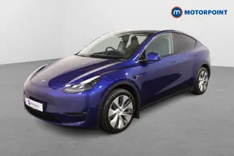 Tesla Model Y Long Range Automatic Electric SUV - Stock Number (1491435) - Passenger side front corner