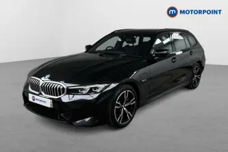 BMW 3 Series M Sport Automatic Petrol Plug-In Hybrid Estate - Stock Number (1494571) - Passenger side front corner