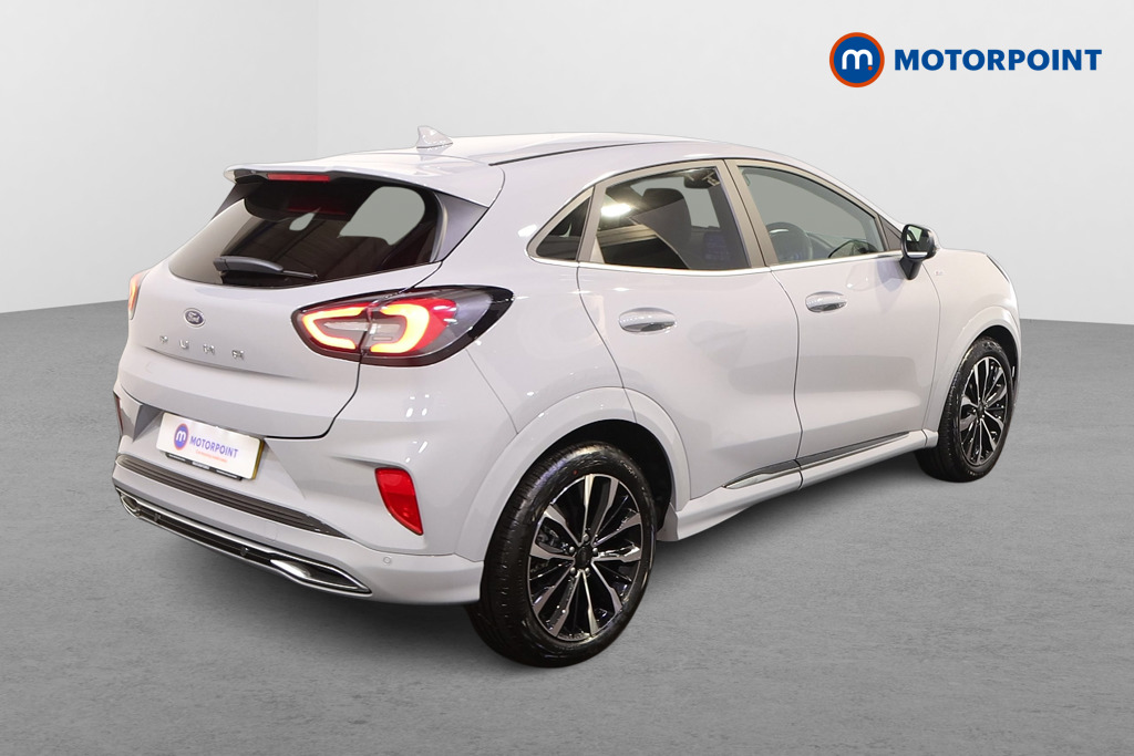 Ford Puma St-Line Vignale Automatic Petrol-Electric Hybrid SUV - Stock Number (1496662) - Drivers side rear corner