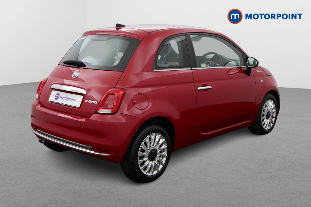 Fiat 500 Dolcevita Manual Petrol-Electric Hybrid Hatchback - Stock Number (1491116) - Drivers side rear corner