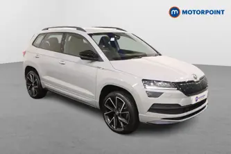 Skoda Karoq Sport Line Automatic Petrol SUV - Stock Number (1496269) - Drivers side front corner