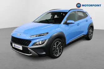 Hyundai Kona Premium Automatic Petrol-Electric Hybrid SUV - Stock Number (1497435) - Passenger side front corner