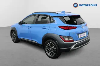 Hyundai Kona Premium Automatic Petrol-Electric Hybrid SUV - Stock Number (1497435) - Passenger side rear corner