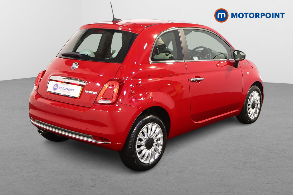 Fiat 500 Dolcevita Manual Petrol-Electric Hybrid Hatchback - Stock Number (1491110) - Drivers side rear corner