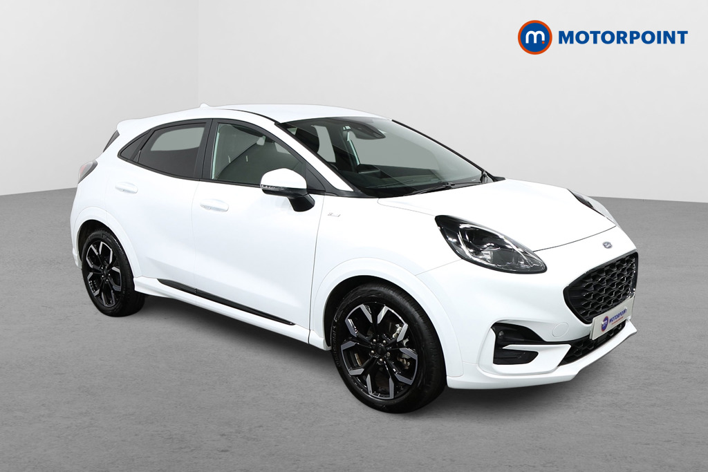 Ford Puma St-Line X Manual Petrol-Electric Hybrid SUV - Stock Number (1497903) - Drivers side front corner