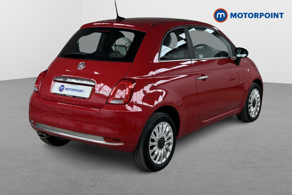 Fiat 500 Dolcevita Manual Petrol-Electric Hybrid Hatchback - Stock Number (1498260) - Drivers side rear corner