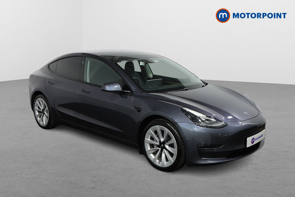 Tesla Model 3 Long Range Automatic Electric Saloon - Stock Number (1500593) - Drivers side front corner