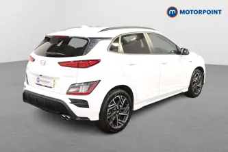 Hyundai Kona N Line Manual Petrol-Electric Hybrid SUV - Stock Number (1500379) - Drivers side rear corner