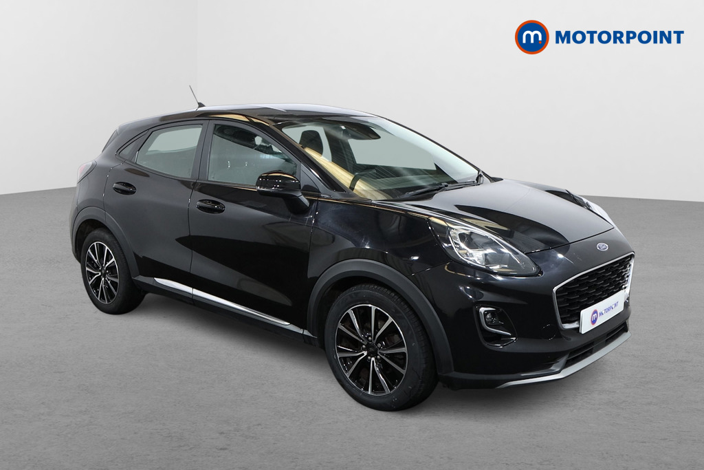 Ford Puma Titanium Manual Petrol-Electric Hybrid SUV - Stock Number (1486628) - Drivers side front corner