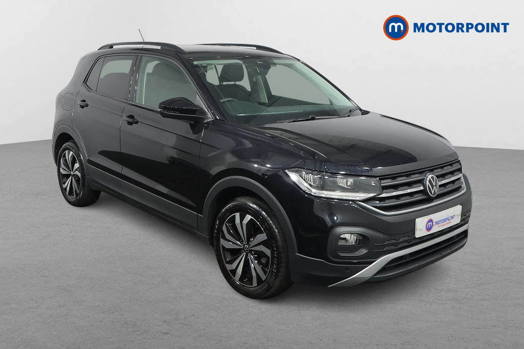 Volkswagen T-Cross Black Edition Manual Petrol SUV - Stock Number (1496903) - Drivers side front corner