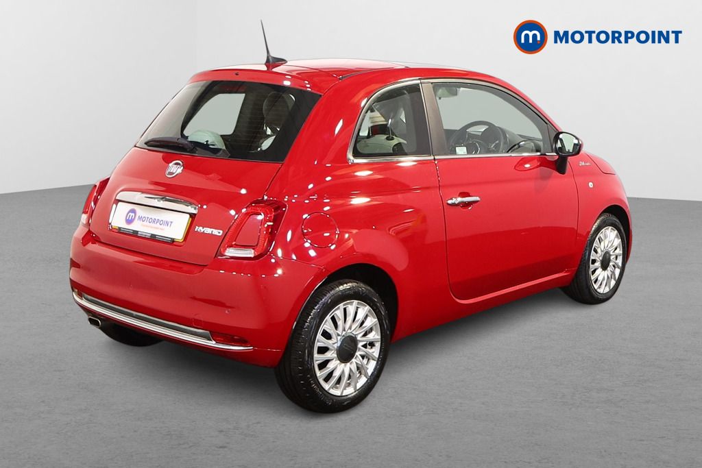 Fiat 500 Dolcevita Manual Petrol-Electric Hybrid Hatchback - Stock Number (1498272) - Drivers side rear corner