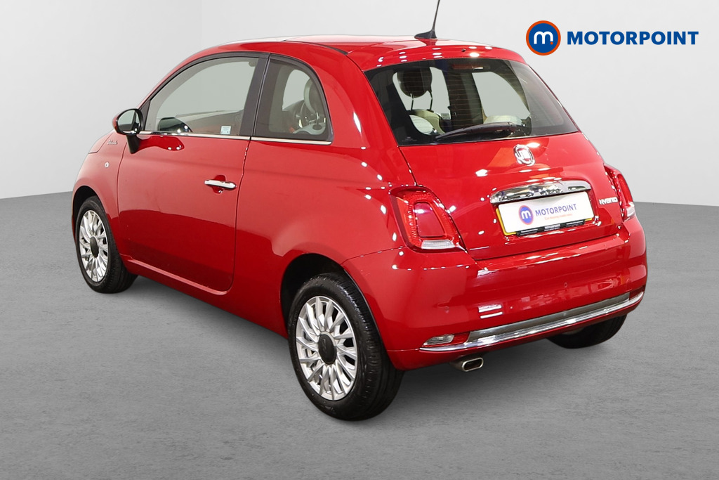 Fiat 500 Dolcevita Manual Petrol-Electric Hybrid Hatchback - Stock Number (1498272) - Passenger side rear corner