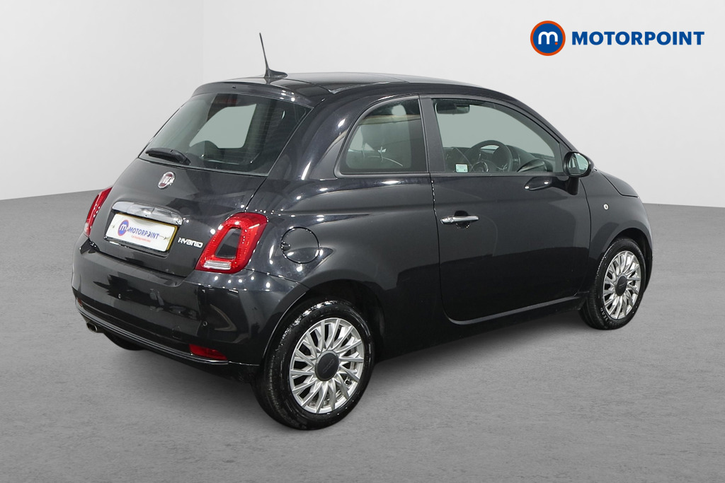 Fiat 500 Lounge Manual Petrol-Electric Hybrid Hatchback - Stock Number (1495399) - Drivers side rear corner