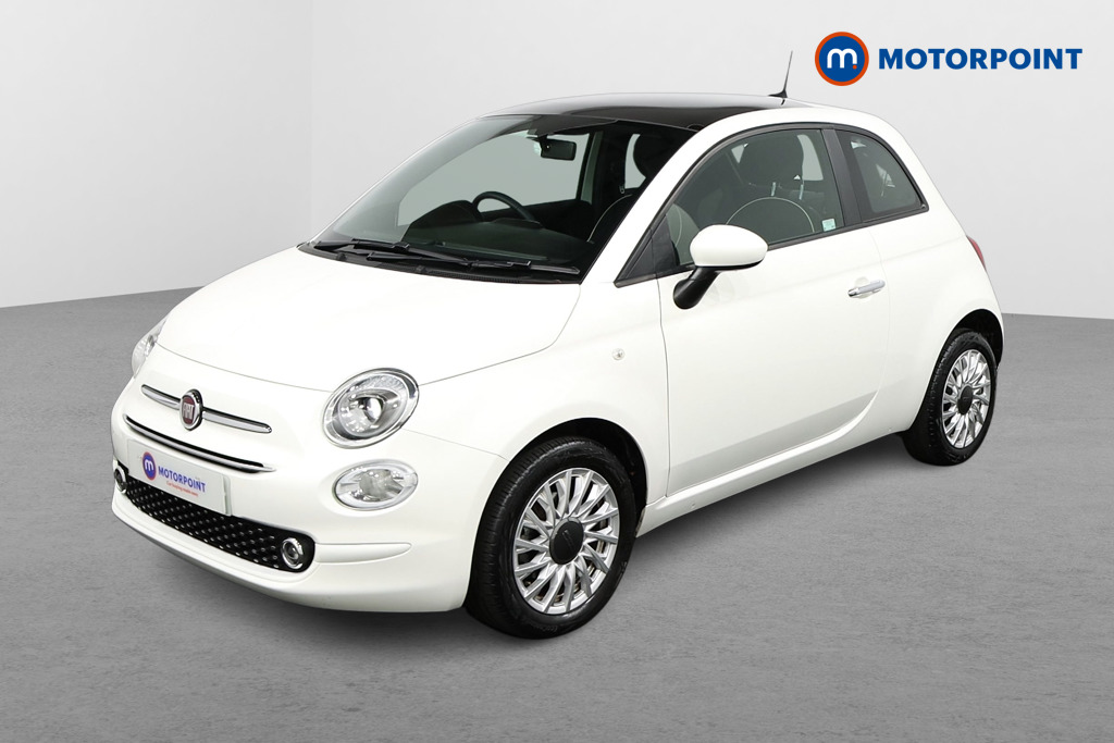 Fiat 500 Lounge Manual Petrol-Electric Hybrid Hatchback - Stock Number (1501391) - Passenger side front corner