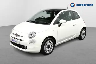 Fiat 500 Lounge Manual Petrol-Electric Hybrid Hatchback - Stock Number (1501391) - Passenger side front corner