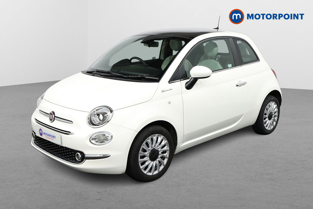 Fiat 500 Dolcevita Manual Petrol-Electric Hybrid Hatchback - Stock Number (1491119) - Passenger side front corner