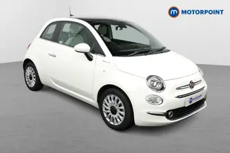 Fiat 500 Dolcevita Manual Petrol-Electric Hybrid Hatchback - Stock Number (1491119) - Drivers side front corner