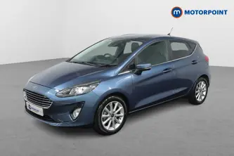 Ford Fiesta Titanium Manual Petrol-Electric Hybrid Hatchback - Stock Number (1491624) - Passenger side front corner