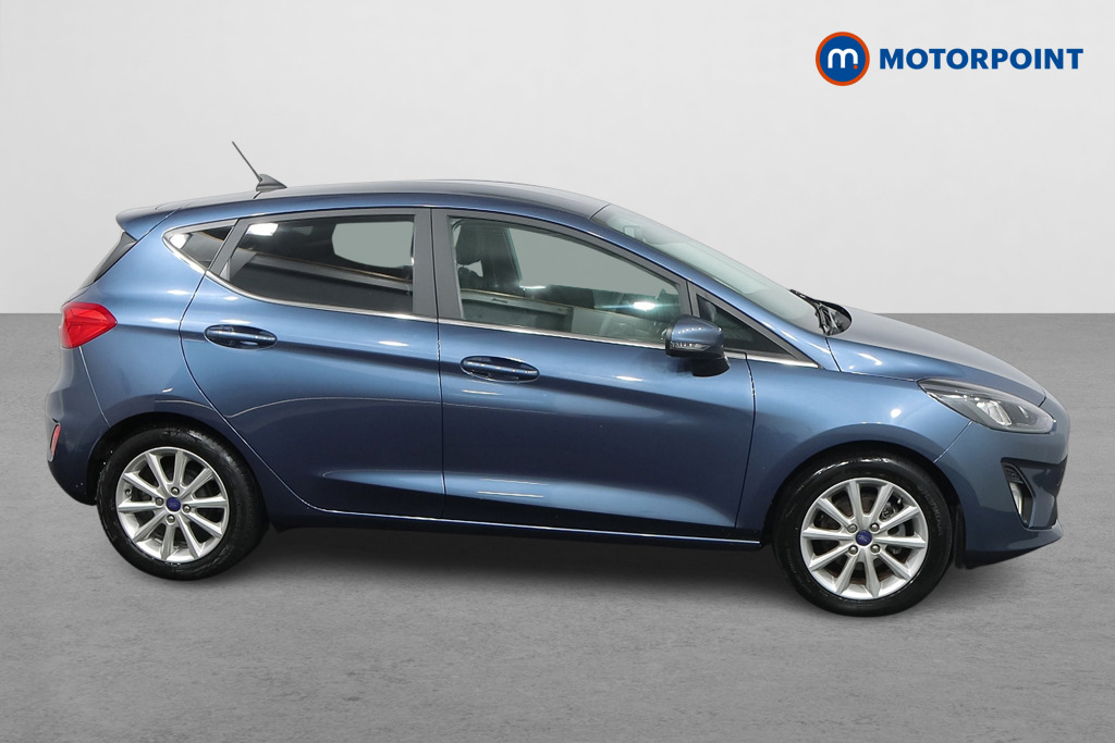 Ford Fiesta Titanium Manual Petrol-Electric Hybrid Hatchback - Stock Number (1491624) - Drivers side