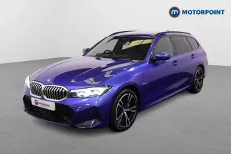 BMW 3 Series M Sport Automatic Petrol Plug-In Hybrid Estate - Stock Number (1494569) - Passenger side front corner