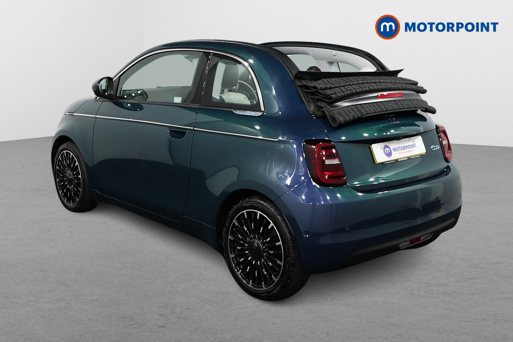 Fiat 500 La Prima Automatic Electric Convertible - Stock Number (1500444) - Passenger side rear corner