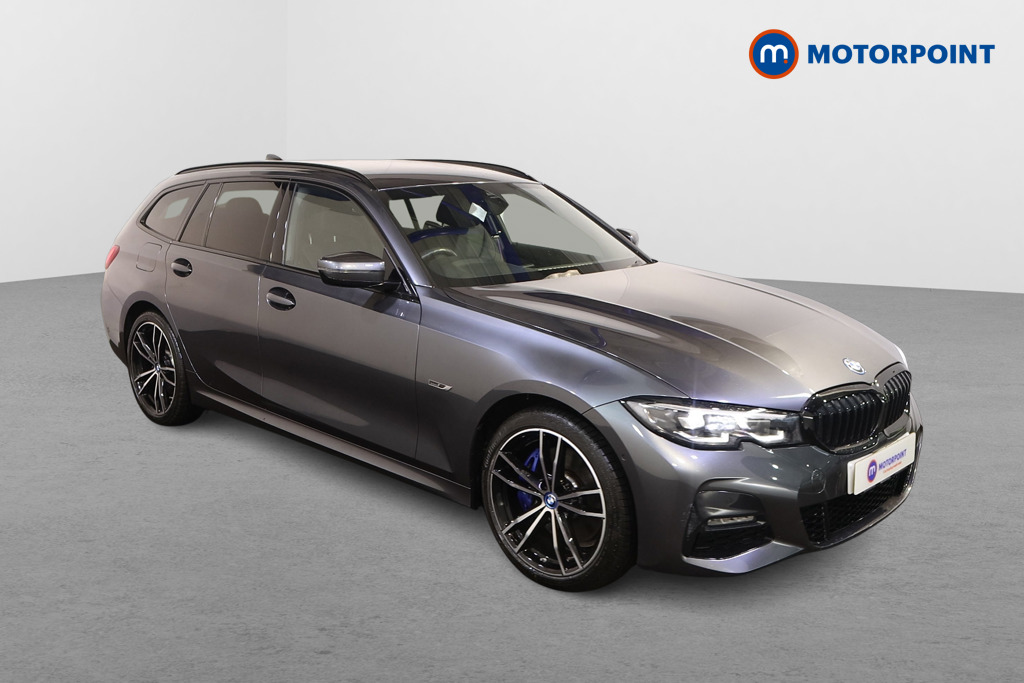 BMW 3 Series M Sport Automatic Petrol Plug-In Hybrid Estate - Stock Number (1493479) - Drivers side front corner