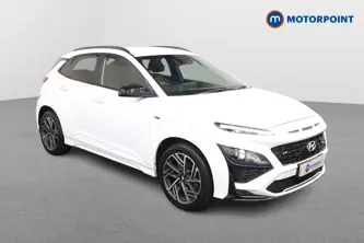 Hyundai Kona N Line Manual Petrol-Electric Hybrid SUV - Stock Number (1496160) - Drivers side front corner