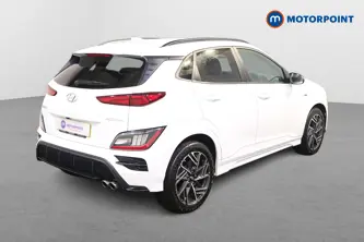 Hyundai Kona N Line Manual Petrol-Electric Hybrid SUV - Stock Number (1496160) - Drivers side rear corner