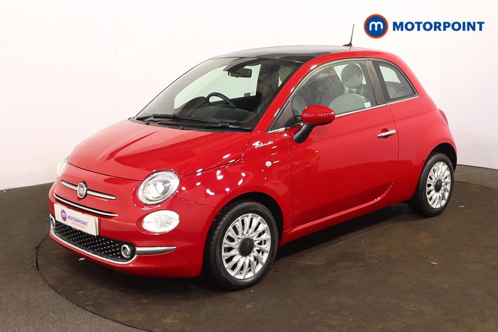 Fiat 500 Dolcevita Manual Petrol-Electric Hybrid Hatchback - Stock Number (1498279) - Passenger side front corner