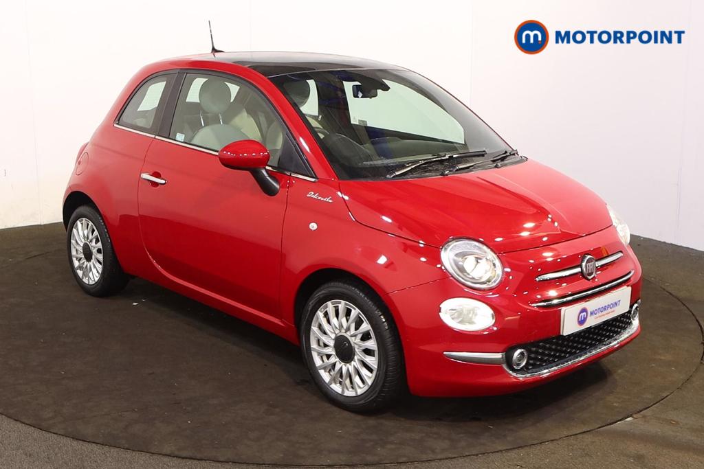 Fiat 500 Dolcevita Manual Petrol-Electric Hybrid Hatchback - Stock Number (1498279) - Drivers side front corner