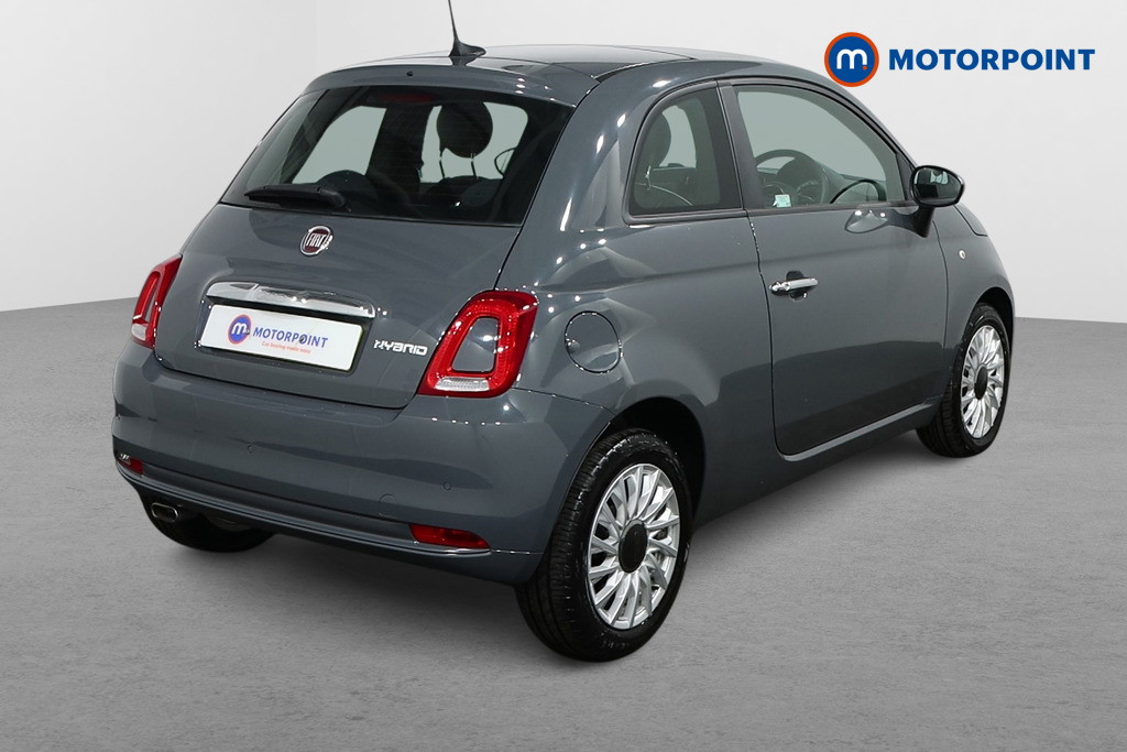 Fiat 500 Lounge Manual Petrol-Electric Hybrid Hatchback - Stock Number (1501575) - Drivers side rear corner