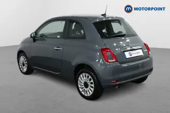 Fiat 500 Lounge Manual Petrol-Electric Hybrid Hatchback - Stock Number (1501575) - Passenger side rear corner