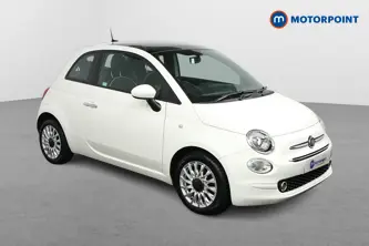 Fiat 500 Lounge Manual Petrol-Electric Hybrid Hatchback - Stock Number (1501576) - Drivers side front corner