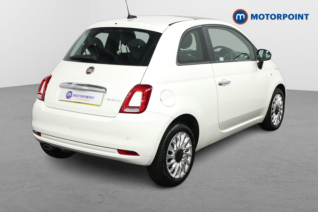 Fiat 500 Lounge Manual Petrol-Electric Hybrid Hatchback - Stock Number (1501576) - Drivers side rear corner