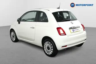 Fiat 500 Lounge Manual Petrol-Electric Hybrid Hatchback - Stock Number (1501576) - Passenger side rear corner