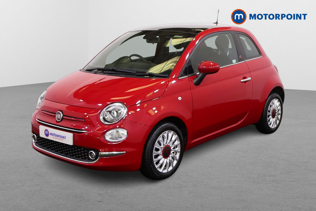 Fiat 500 RED Manual Petrol-Electric Hybrid Hatchback - Stock Number (1497409) - Passenger side front corner