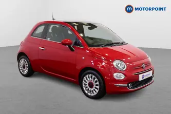 Fiat 500 RED Manual Petrol-Electric Hybrid Hatchback - Stock Number (1497409) - Drivers side front corner