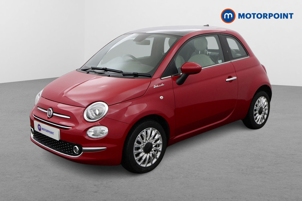 Fiat 500 Dolcevita Manual Petrol-Electric Hybrid Hatchback - Stock Number (1498259) - Passenger side front corner