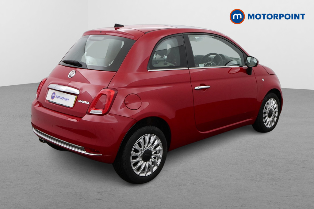 Fiat 500 Dolcevita Manual Petrol-Electric Hybrid Hatchback - Stock Number (1498259) - Drivers side rear corner