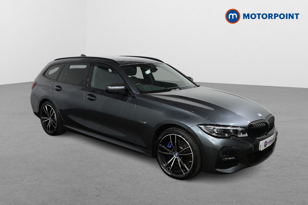 BMW 3 Series M Sport Automatic Petrol Plug-In Hybrid Estate - Stock Number (1501450) - Drivers side front corner