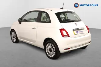 Fiat 500 Lounge Manual Petrol-Electric Hybrid Hatchback - Stock Number (1501571) - Passenger side rear corner