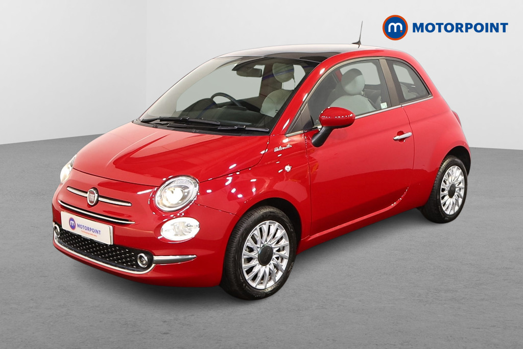 Fiat 500 Dolcevita Manual Petrol-Electric Hybrid Hatchback - Stock Number (1502963) - Passenger side front corner