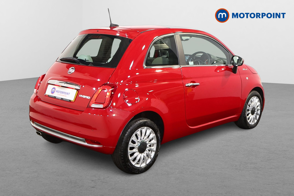 Fiat 500 Dolcevita Manual Petrol-Electric Hybrid Hatchback - Stock Number (1502963) - Drivers side rear corner