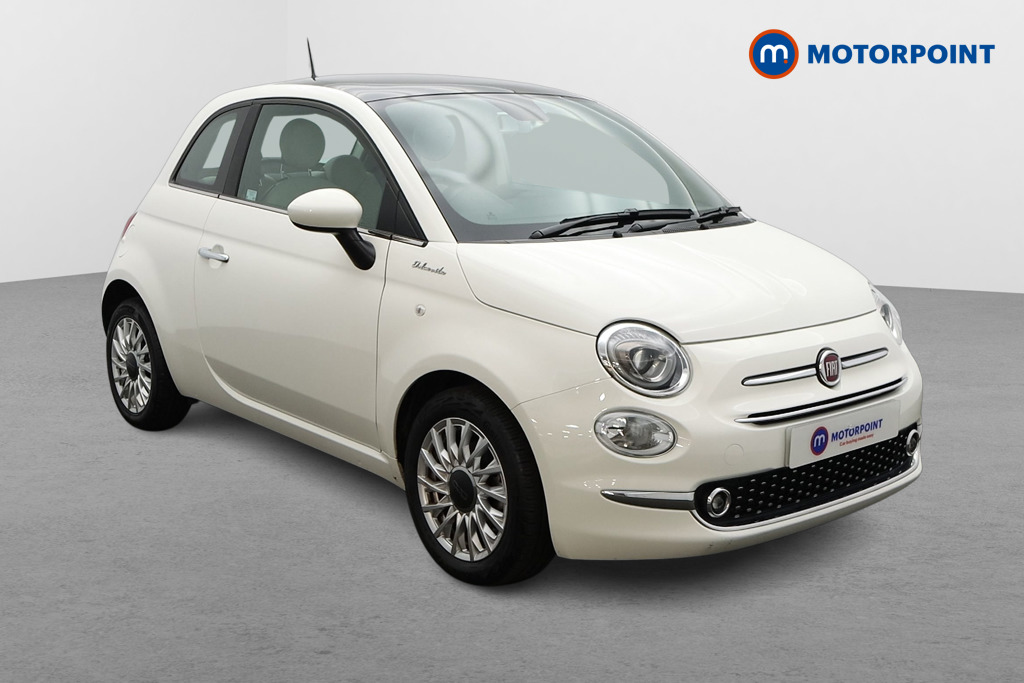 Fiat 500 Dolcevita Manual Petrol-Electric Hybrid Hatchback - Stock Number (1491103) - Drivers side front corner