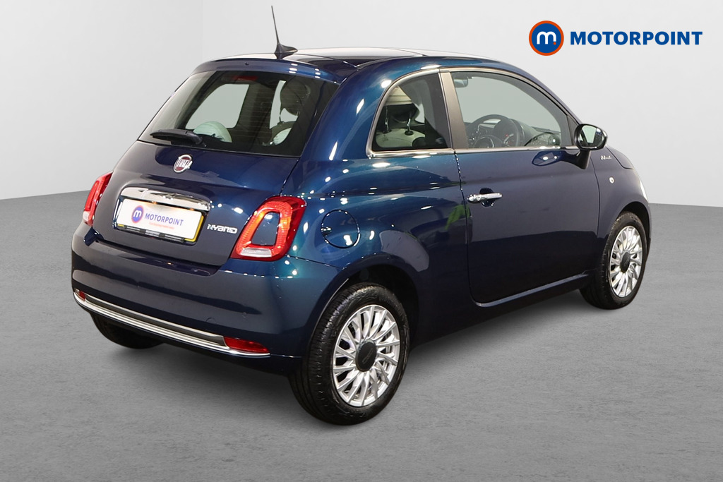 Fiat 500 Dolcevita Manual Petrol-Electric Hybrid Hatchback - Stock Number (1499885) - Drivers side rear corner