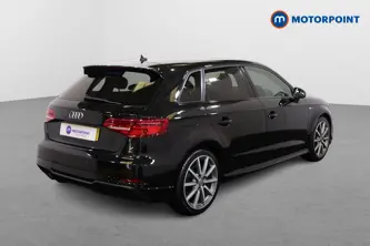 Audi A3 Black Edition Manual Petrol Hatchback - Stock Number (1488948) - Drivers side rear corner