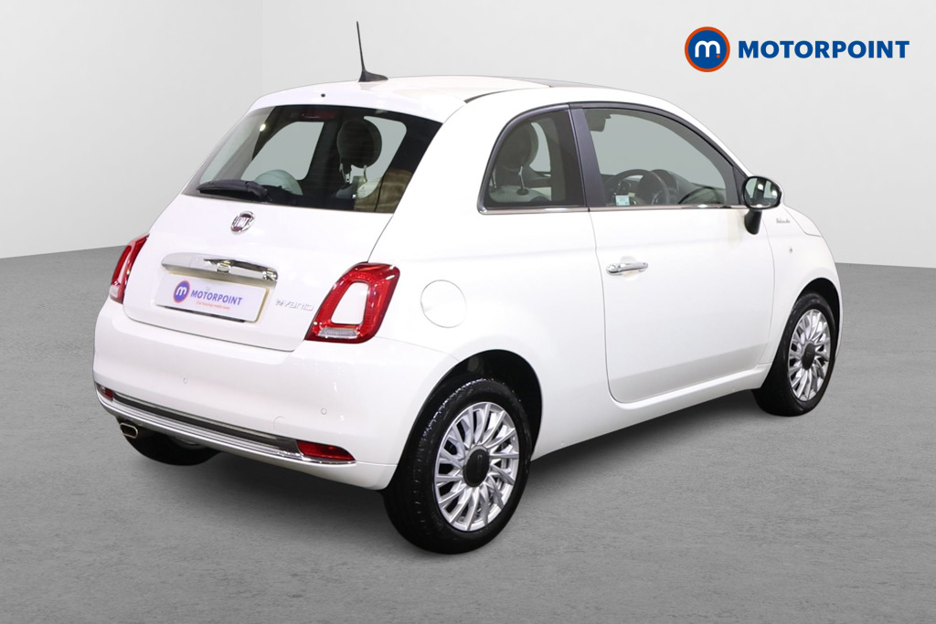 Fiat 500 Dolcevita Manual Petrol-Electric Hybrid Hatchback - Stock Number (1498253) - Drivers side rear corner