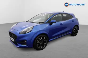 Ford Puma St-Line X Manual Petrol-Electric Hybrid SUV - Stock Number (1498693) - Passenger side front corner