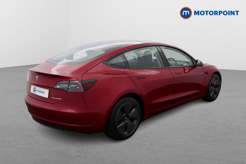 Tesla Model 3 Long Range Automatic Electric Saloon - Stock Number (1501395) - Drivers side rear corner